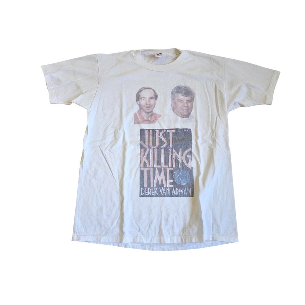 Derek Van Arman 'Just Killing Time' T-Shirt, Election Promo Sz L 1990s